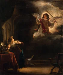 Bebudelsen - Maleri af Salomon Koninck (1609-1656) - 1655 - Olie på lærred - 72,5x61,5 - Hallwylska Museet, Stockholm