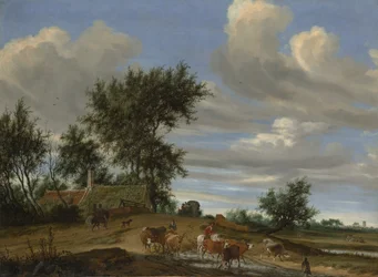 En landevej, 1648.