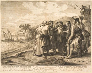 Sankt Peter finder hyldestpengene i en fisk
