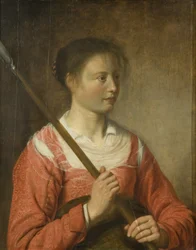 En hyrdeinde, ca. 1625 (olie på panel)