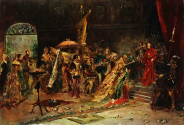 Præsentation til kardinal, 1877