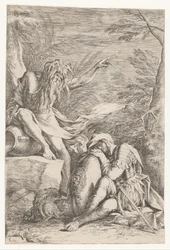 Tiberinus viser sig for Æneas