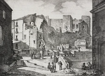 Udsigt over Piazza della Fontana dell