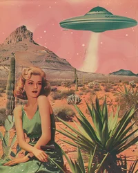 Møde med et UFO i ørkenen