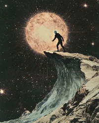 Manden på den kosmiske klippe