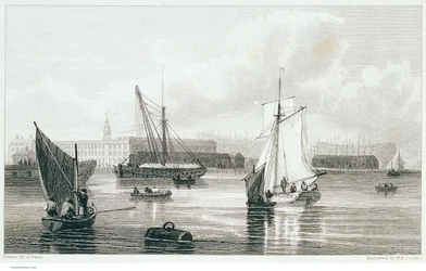 Deptford, ca. 1812 (radering)