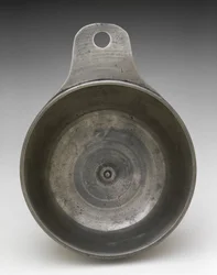 Porringer, ca. 1775-1825 (tin)