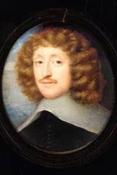 William Villiers, 2. Viscount Grandison (akvarel på vellum)
