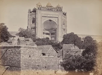 Vagtporten ved fortet i Fatehpur Sikri