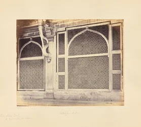 Fatehpur Sikri; to marmorgitre i Sheikh Selim Chishtis gravmæle