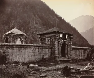 Templet i Naveshera, Kashmir, Indien