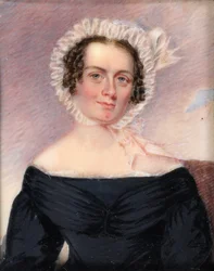 Portræt af en dame, 1837.