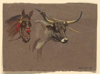 Tegning, Studier fra Italien, 1872-73