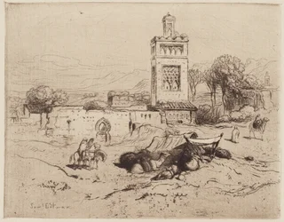 Ruiner af en moské, Tlemcen, Algeriet