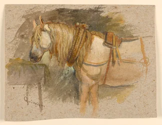 Studie af en hest, Quimper, Bretagne