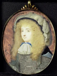 Portræt af Frances Teresa Stuart (1647-1702), hertuginde af Richmond og Lennox, i mandligt kostume