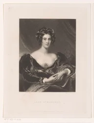 Portret af Sarah Garay Lyndhurst Lady Lyndhurst (titel på objekt)