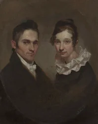 Pastor (1789-1869) og fru Hiram Bingham (Sybil Mosely, død 1848)