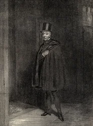 The Duke Entering the House of Lords, illustration fra 