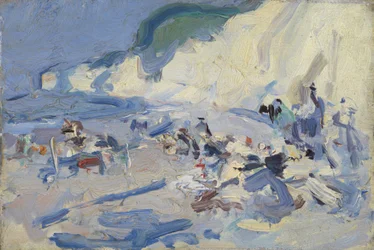 Berneval (olie på træ)