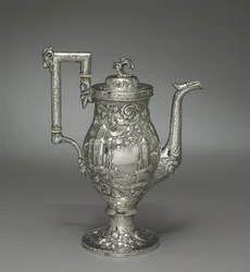 Neo-rokoko kaffekande, ca. 1840