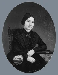 Portræt af en dame, ca. 1850.
