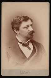 Portræt af Edward Selmar Siebert 1856-1944, 1879.