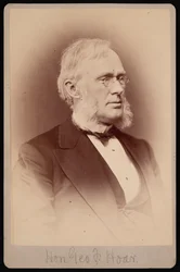 Portræt af George Frisbie Hoar 1826-1904, mellem 1876 og 1880.