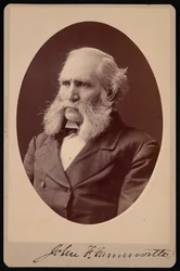 Portræt af John Franklin Farnsworth 1820-1897, før 1897.