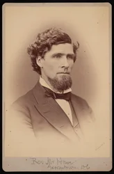 Portræt af pastor Howe, mellem 1876 og 1880.