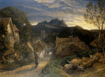 The Bellman (akvarel og kropsfarve ombord)