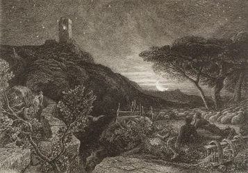 The Lonely Tower, 1879 (radering)
