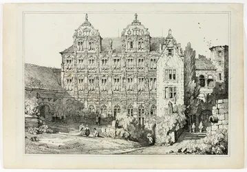 En del af slottet i Heidelberg