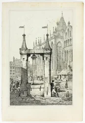 St Omer, Strasbourg, fra faksimiler af skitser lavet i Flandern og Tyskland