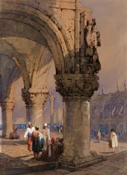 Søjlegangen ved Dogepaladset, Venedig