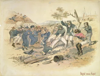 Might versus Right, ca. 1861 (akvarel)