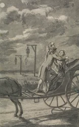 Murder in the Carriage (sandsynligvis et design til Tyburn Chronicle)