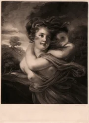 Miss Emma Hart (bagefter Lady Hamilton) som Bacchante
