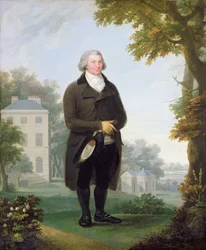 Gentleman in the Grounds of his House, ca. 1800-10 (olie på lærred)
