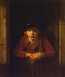 Dreng kigger gennem vinduet, ca. 1647