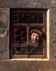 Mand ved et vindue, 1653