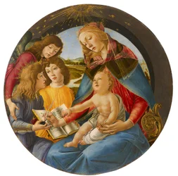 Italiensk: Madonna af Magnificat Madonna af Magnificat