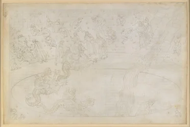 La Divina Commedia, Inferno XVII. Vergil og Dante i helvedets syvende kreds, 3. bane: Voldsmænd, der har handlet imod den guddommelige orden, i flammeørkenen; straffen for ågerkarlerne; nedstigning i dybet på Geryons ryg