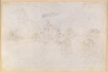 La Divina Commedia, Purgatorio XV. Opstigningen til den tredje ring i Purgatoriet: Englen foran trappen; Dantes visioner om mildhed