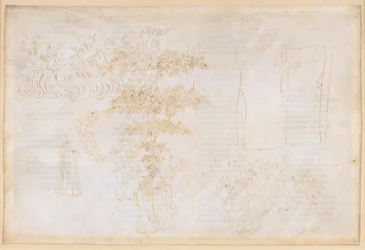 La Divina Commedia, Purgatorio XXIV. Purgatoriets sjette ring: De glubske spisers bod; samtaler med Forese Donati og Bonagiunta Orbicciani; englen ved opstigningen til den syvende ring
