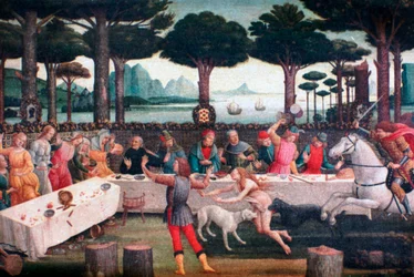 Banketten i fyrreskoven, 1482-1483