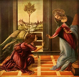 The Cstello Annunciation, 1489, 1937.