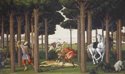 Historien om Nastagio degli Honesti, panel II