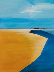 Lagoon, 2021 (akryl på lærred)