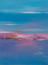 Pink Reflections, 2019 (akryl på lærred)
